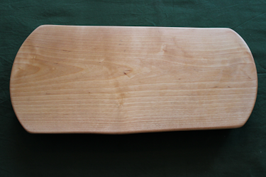 Björkskärbräda med naturliga kanter 40x18 cm