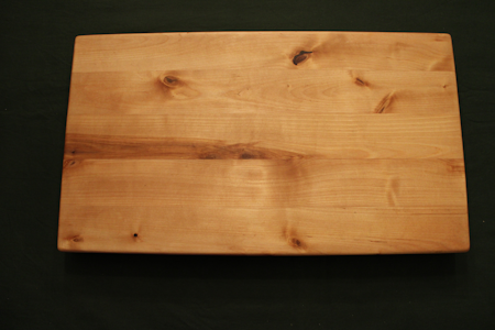 Unik stavlimmad björkskärbräda med raka kanter 39x22 cm