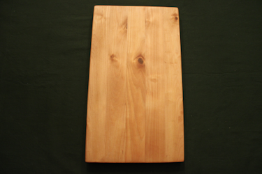 Unik stavlimmad björkskärbräda med raka kanter 39x22 cm