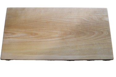 Stor klassisk homogen skärbräda av björk 50x26 cm
