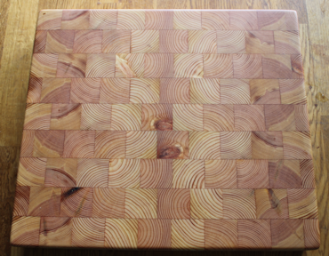 Slaktarblock av furu 39x34x6cm