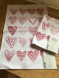 Handduk Hearts