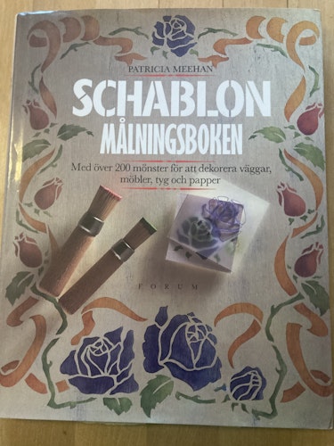 Schablon målningsboken.Patricia Meehan