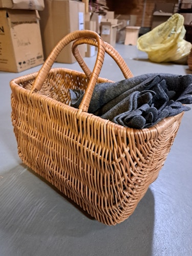 Mellanstor korgväska 43cm