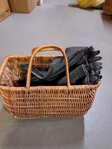 Mellanstor korgväska 43cm