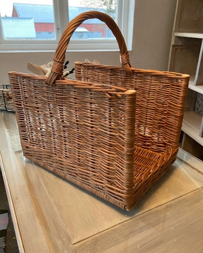 Vedkorg i pil,46 cm