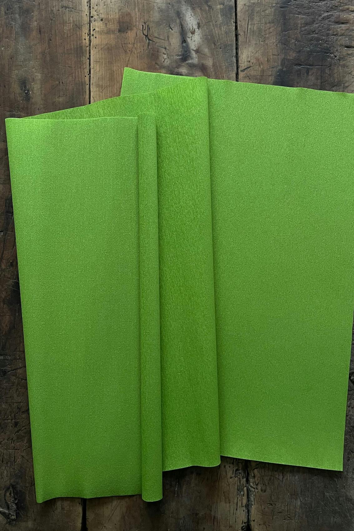 Kräppapper 90 g i nyansen ljusgrön(377) från Ljuva Drömmar.