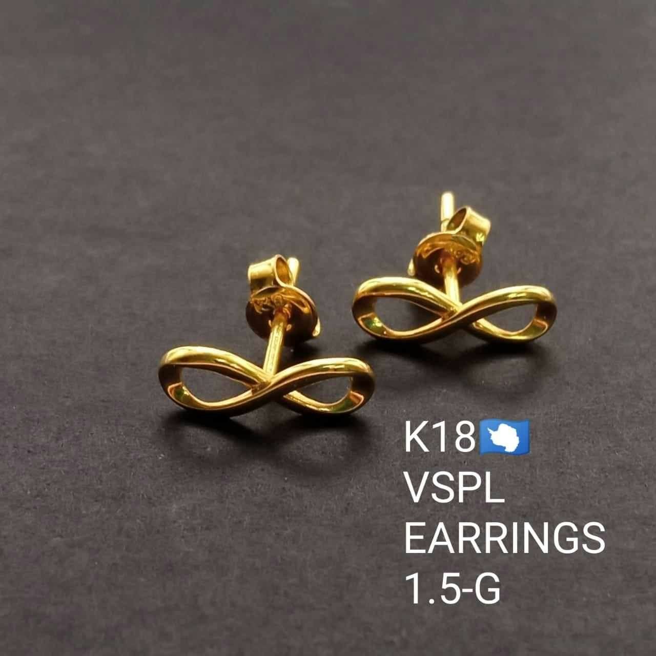 Infinity earrings/ Örhänge 18karat