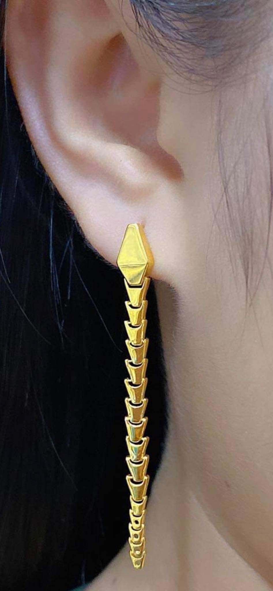 Snake Earrings/Örhänge 18karat