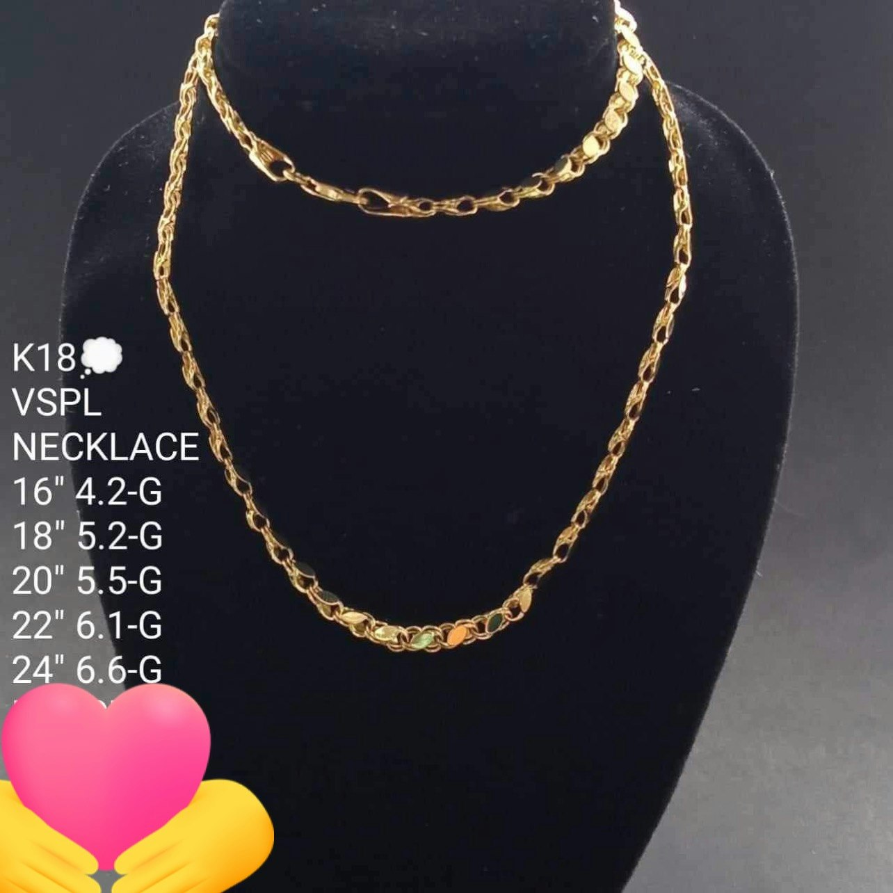 Necklace/Halsband 18karat