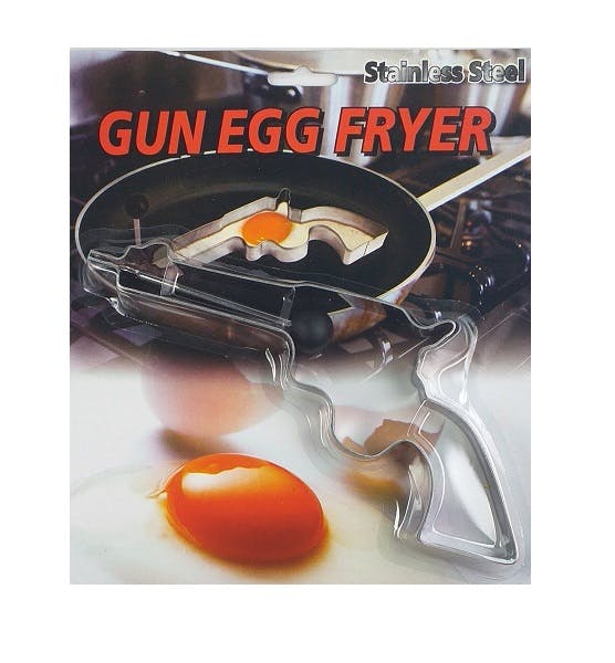 Äggform Gun egg fryer Pistol Steka ägg Stekpannan Cool Skämtpryl - Deal