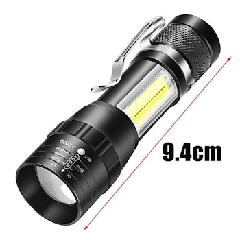 USB-uppladdningsbar ficklampa
