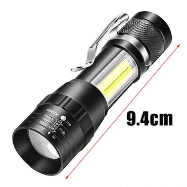 USB-uppladdningsbar ficklampa