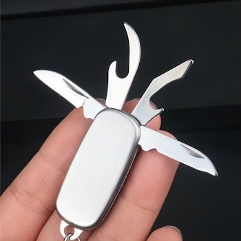Mini -multiverktyg fickkniv med nyckelring