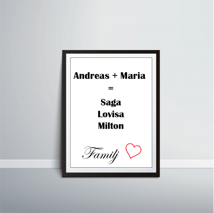 Familj poster 1