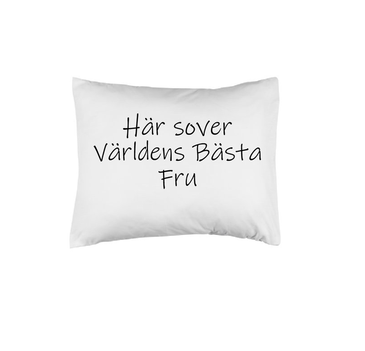 Här sover världens bästa fru