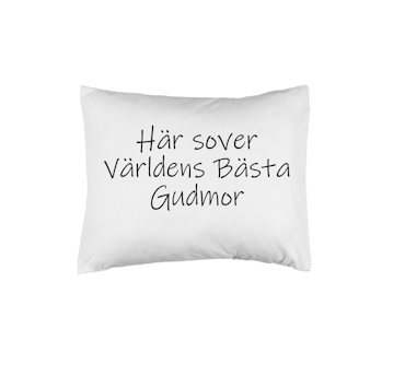 Här sover världens bästa gudmor