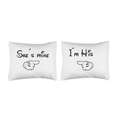 Örngott She´s mine I´m his