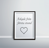 Älskade från första stund 50*70cm