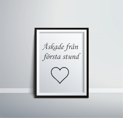 Älskade från första stund 50*70cm