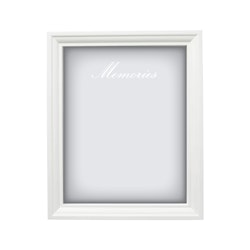 Minnestavla vit 25x20