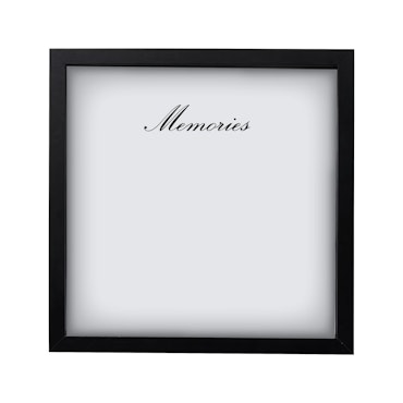 Minnestavla svart 25x25