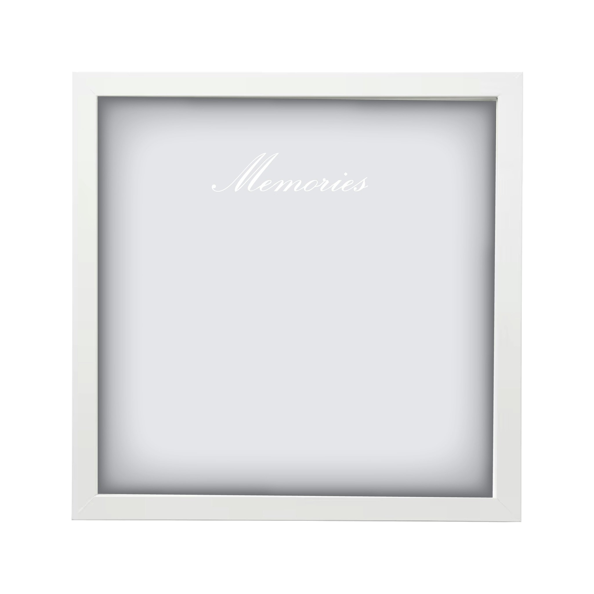 Minnestavla vit 25x25