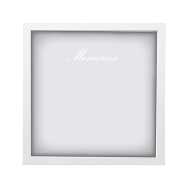 Minnestavla vit 25x25