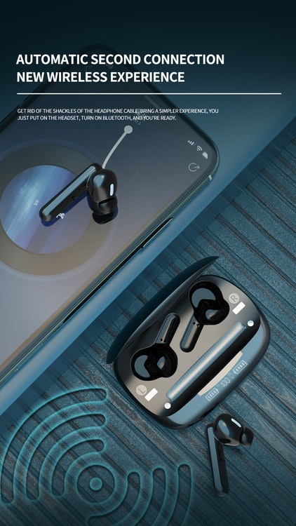Bästa trådlösa hörlurar öronsnäckor svettbeständiga Bluetooth-hörlurar för  löpning-för iPhone - Alibay Sverige