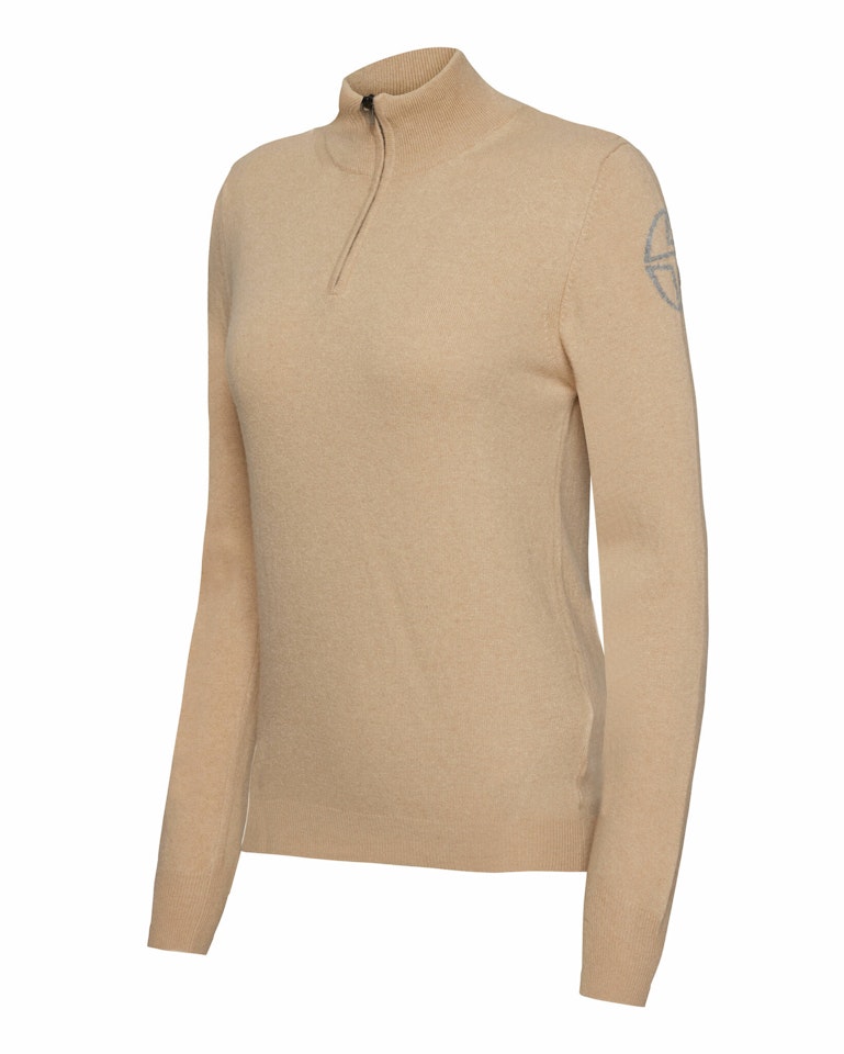 Cashmere & Wool half zip