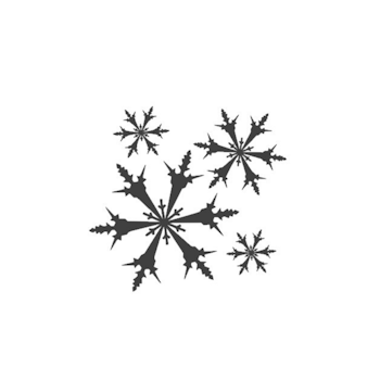 Reflexbuff/halsduk snöstjärnor