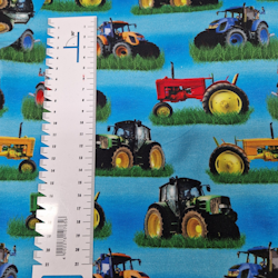 T-shirt traktor blå