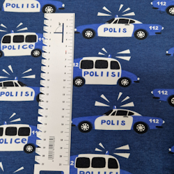 T-shirt polisbil blå
