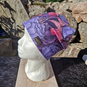 Mössa fucsia lila