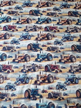 T-shirt traktor brunt