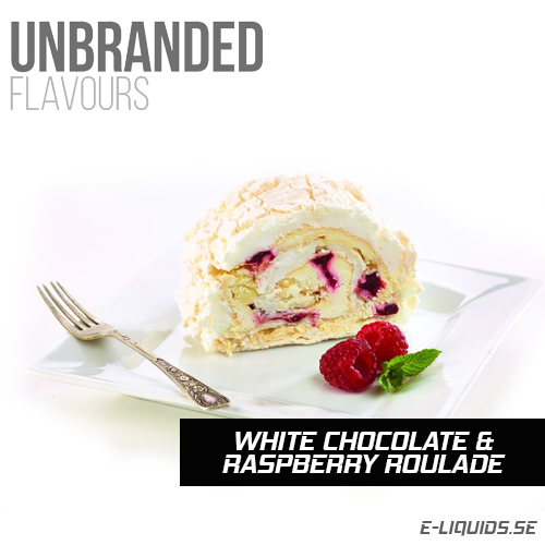 Raspberry & White Chocolate Roulade - Unbranded