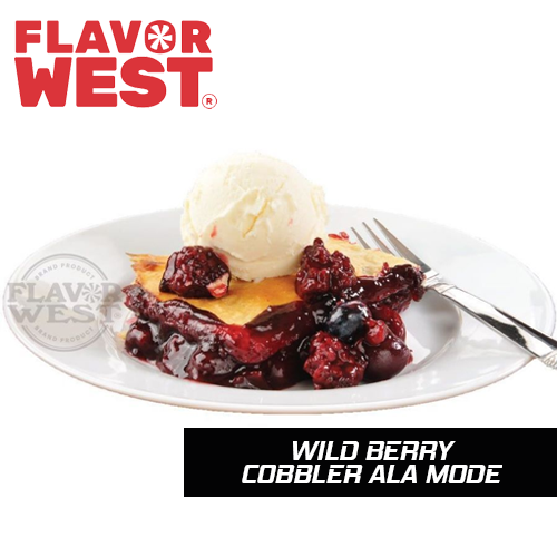 Wild Berry Cobbler Ala Mode - Flavor West