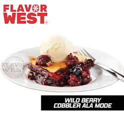 Wild Berry Cobbler Ala Mode - Flavor West