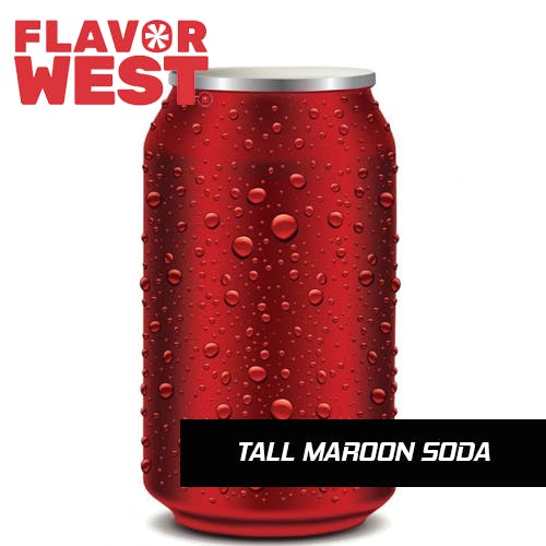 Tall Maroon Soda - Flavor West