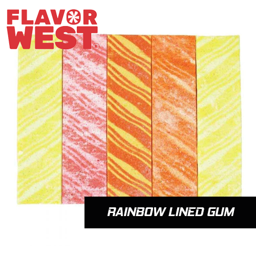 Rainbow Lined Gum - Flavor West