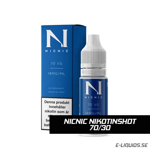 NICNIC Nikotinshot 18mg 70/30