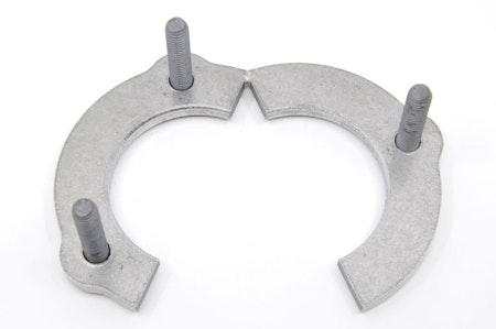 Avgasfläns 58 mm med pressbultar Volvo 240, 740, 940
