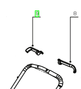 Ryobi handtag 5131037006