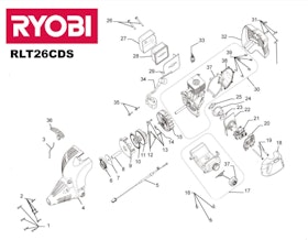 Ryobi Coil  Tändspole 5131001165