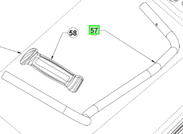 Ryobi Handel bar 5131035066