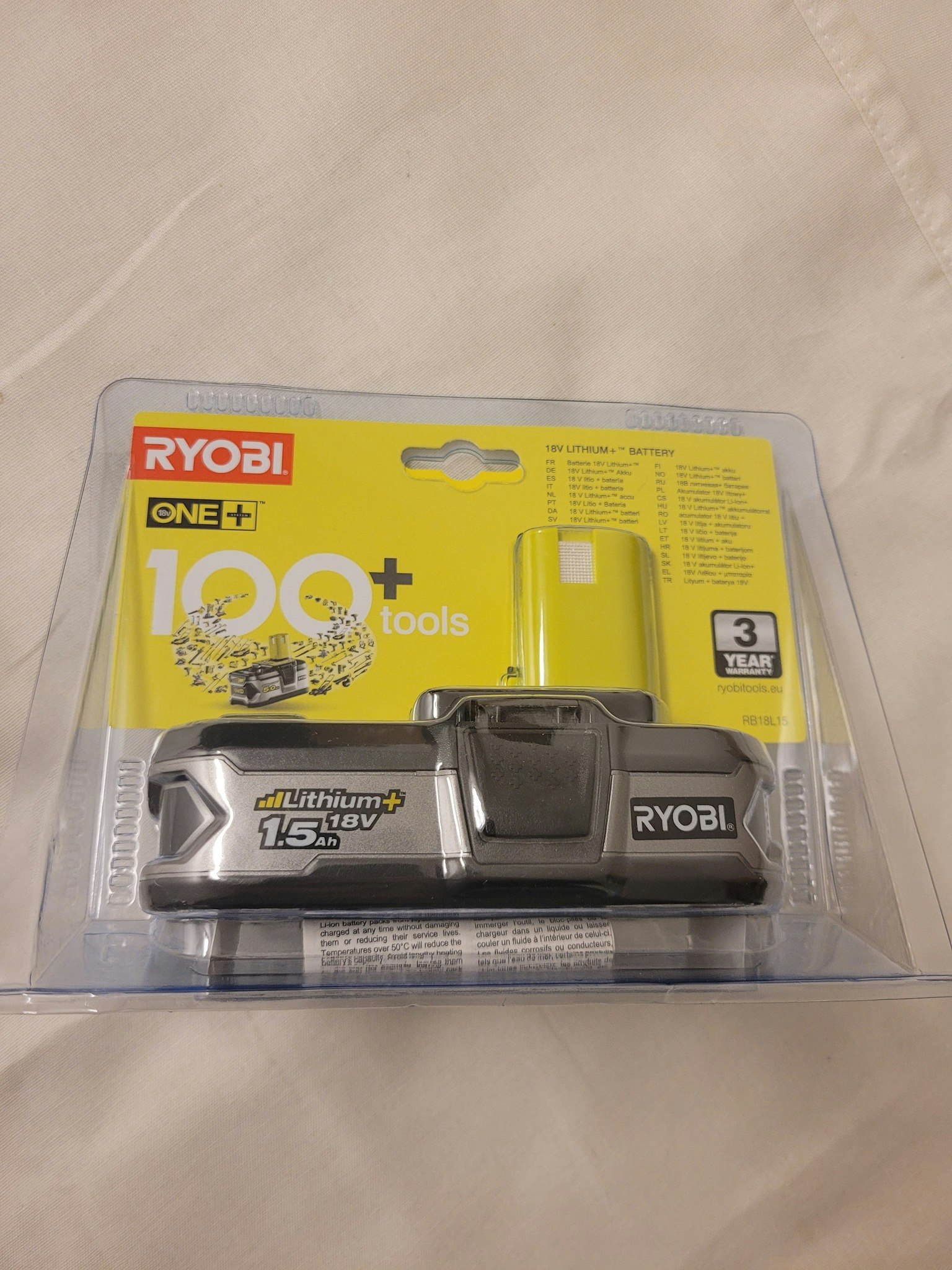 Batteri Ryobi ONE+ RB18L15 18V