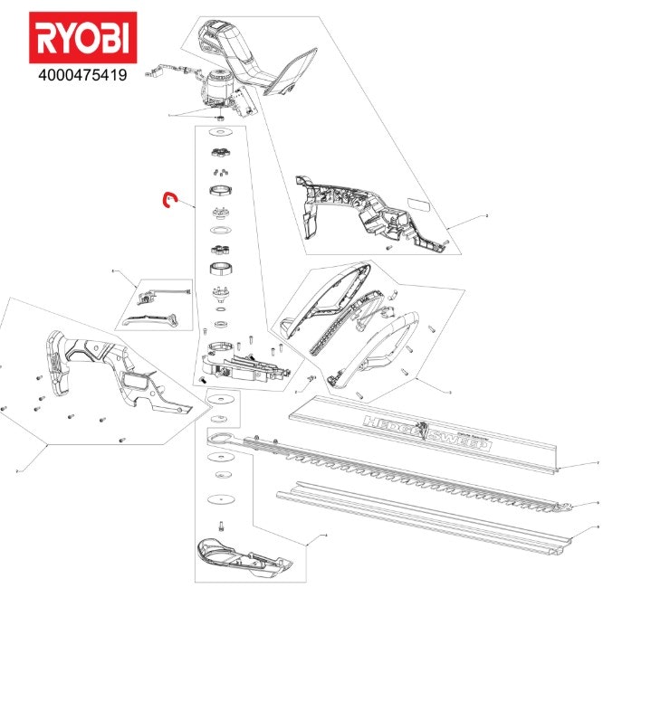 Ryobi Växellåda 5131044039