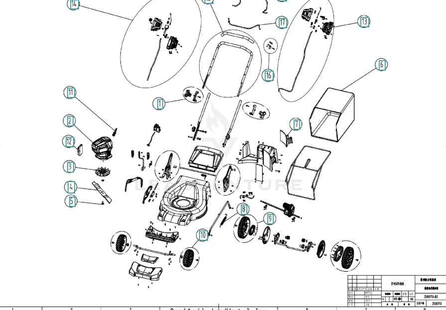 Powerwork Hjul RA341031531B1