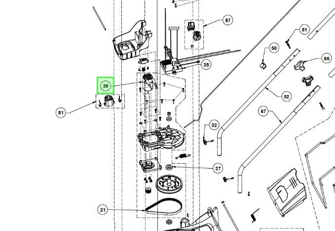 Ryobi Motor 5131042254