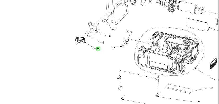 Ryobi ADJUSTING LOCK 5131031122
